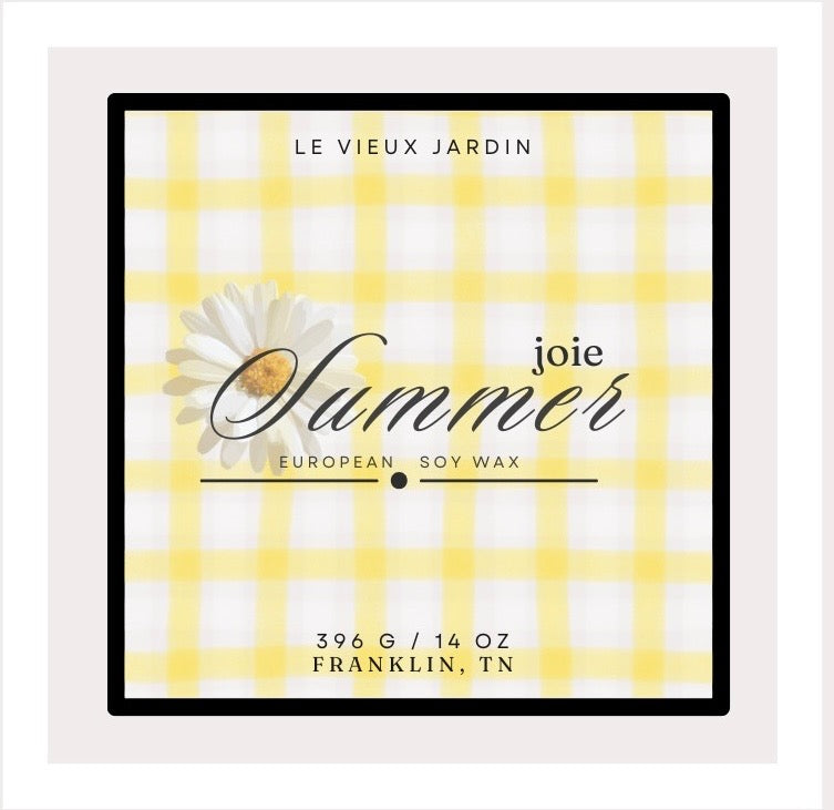 Joy of Summer - 14oz Clear Jar