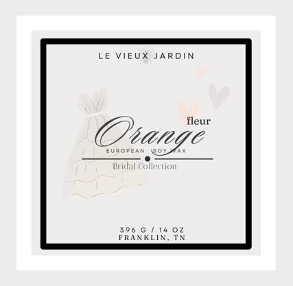 Orange  fleur