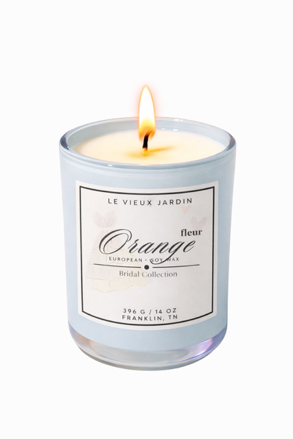 Orange  fleur